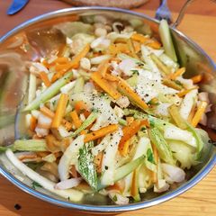 A picture of Courgette salad.