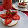 Tarte aux fraises et spéculos sans cuisson