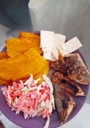 Una foto de Pescado frito