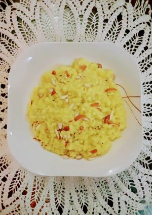 A picture of Anday Ka halwa.