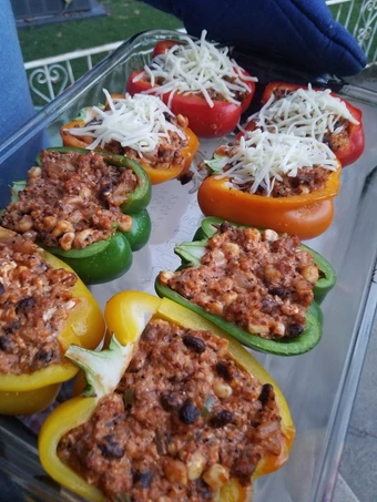 Recipe Loaded stuffed bell peppers the Can Spoil the Tongue Tasty