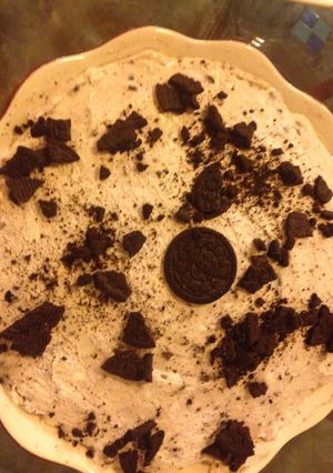 Una foto de Cheesecake de oreo