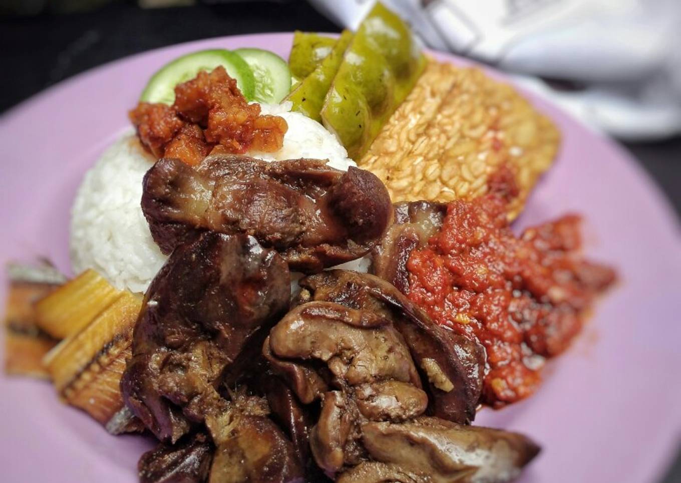 Ati Ampela Goreng Bumbu Geprek