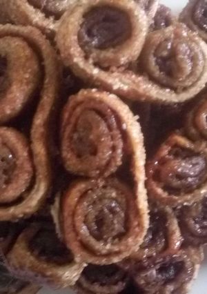 A picture of Cinnamon sugar puff rolls.