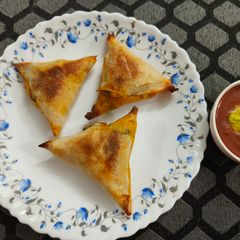 A picture of Baked Samosa - Oil free.