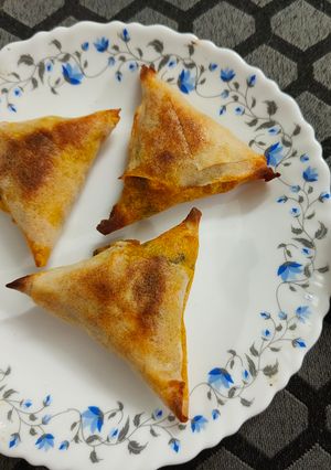 A picture of Baked Samosa - Oil free.