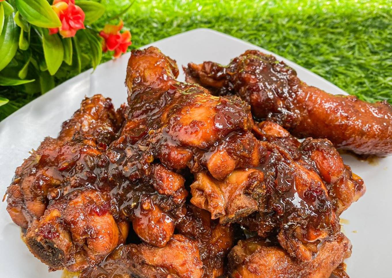 Ayam kecap sederhana