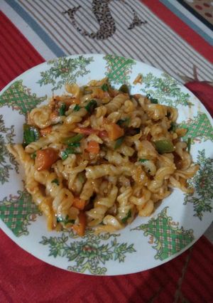 A picture of Veg pasta.