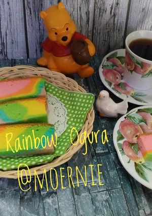 Foto resep Rainbow Ogura Cake