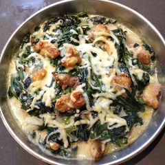 A picture of Baked Spinach.