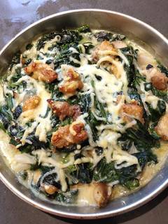 A picture of Baked Spinach.