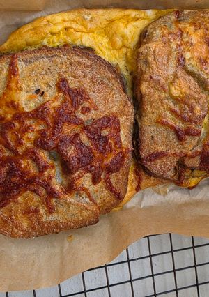 Töltött bundás házi 🍞-böl recept fotója
