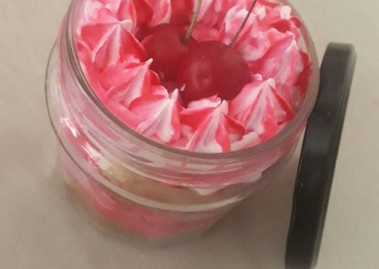 Recipe of Super Quick Homemade Cake in a jar