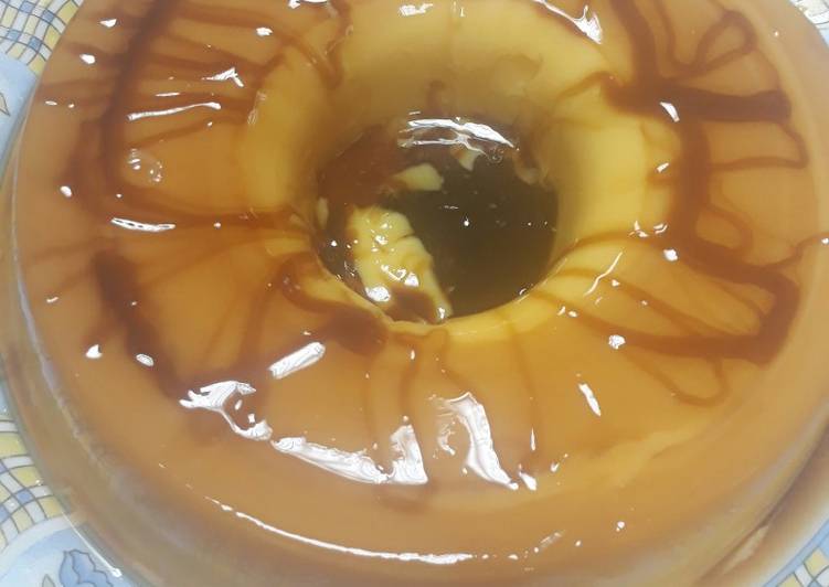Cream caramel look a like cake.π