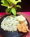Barnyard Millets and Peas Jeera Rice