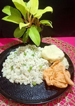 A picture of Barnyard Millets and Peas Jeera Rice.