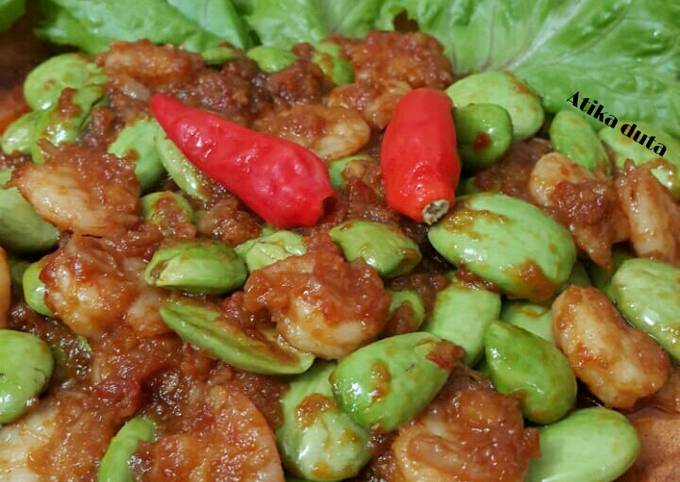Resep: Sambal udang + pete Ekonomis