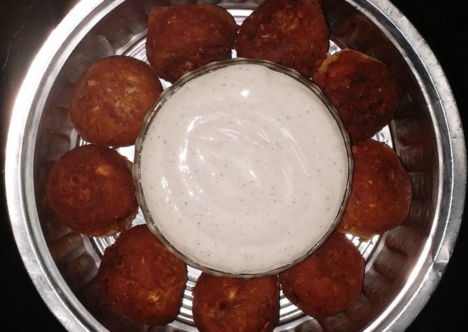 Steps to Make Super Quick Homemade Falafel with homemade eggless mayonnaise