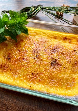 A picture of Cherry🍒 and Mascarpone Cheese Bake.
