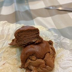 A picture of Cocoa banana souffle cake (no added sugar).