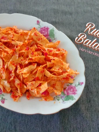 Cara Mudah Membikin Resep Rubik Balado/Keripik Singkong Balado yang Menggugah Selera Anti Ribet, Uenak Banget
