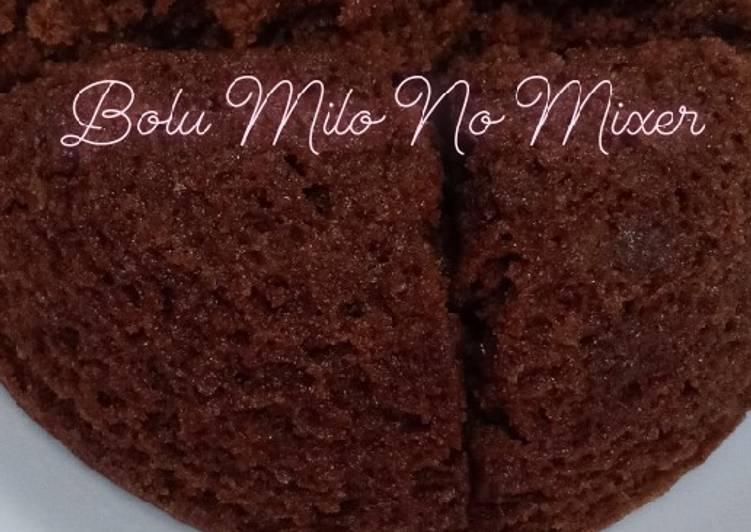 Bolu Milo No Mixer