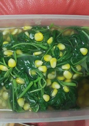 Foto resep Sayur Bening Bayam Jagung