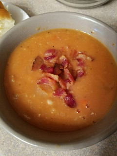 A picture of Bean and Bacon Soup.