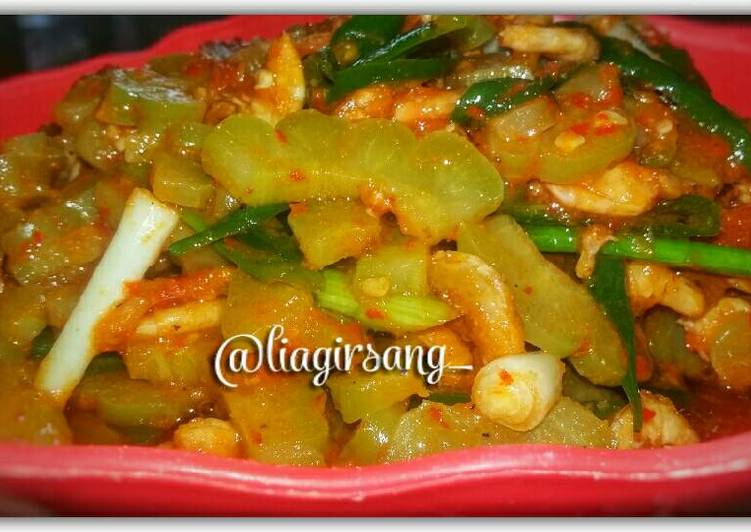 Cara Gampang Membuat Sambal Pare Udang Manis Anti Gagal