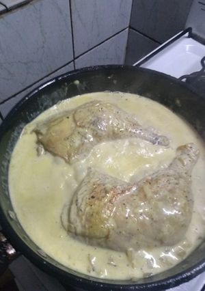 Una foto de Pollo a la mostaza