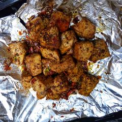 Spicy baked tofu (awara) A picture of Spicy baked tofu (awara).