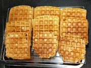 A picture of waffle batter