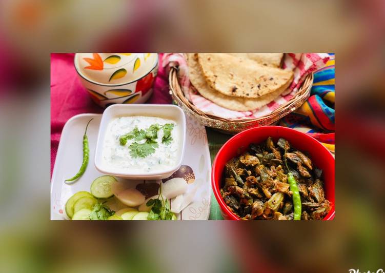 My favourite lunch
Masala Bhindi & Cucumber Raita