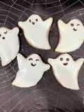 Halloween Ghost Spice Cookies (Zimtsterne Recipe) 👻