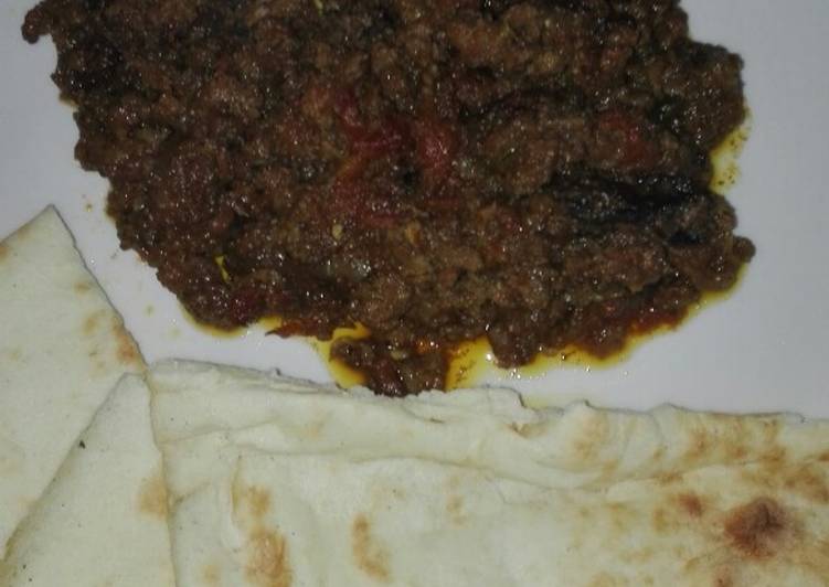 Recipe of Favorite Handi Beef Qeema