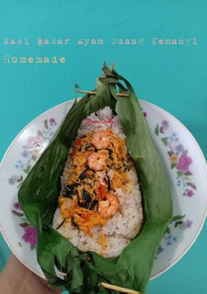 Foto resep Nasi Bakar Ayam Udang Kemangi