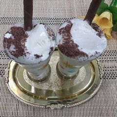 A picture of Vanilla banana smoothie.