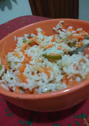 Una foto de Ensalada fría de arroz