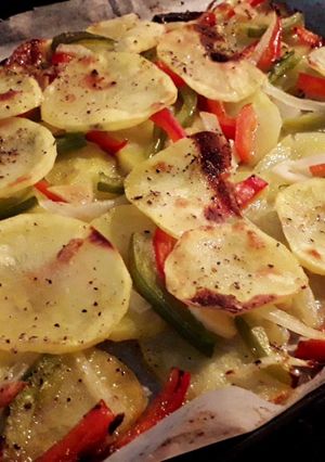 Una foto de Papas a lo pobre