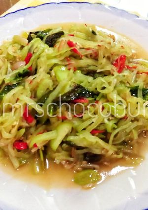 Foto resep Tumis Labu Siam Petai