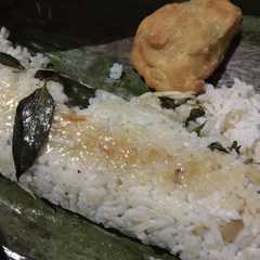 รูปของ Nasi Bakar teri nasi