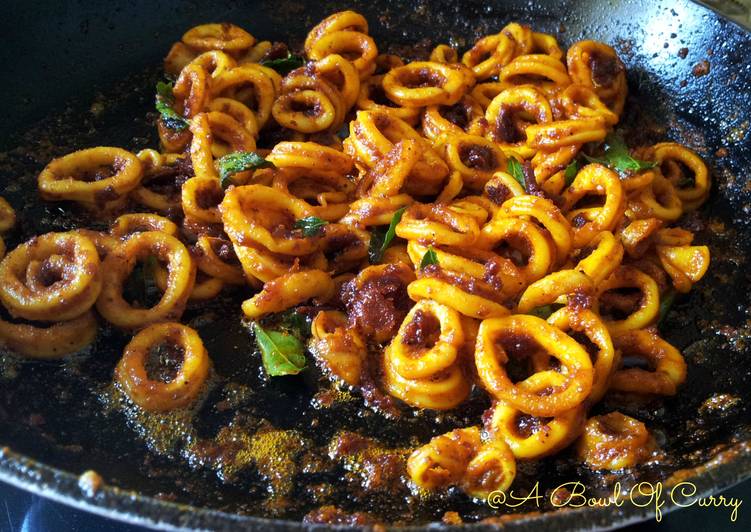 Spicy Squid Masala Fry Recipe By Preetha Soumyan Cookpad