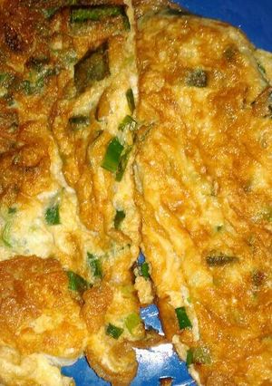 Foto resep Telur dadar cap daun bawang