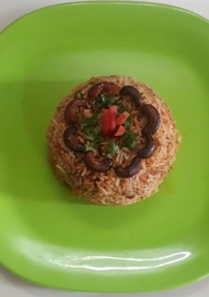 A picture of Carrot pulav.