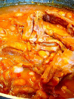 عکسی از دستور خوراک لوبیا چیتی با گوشت