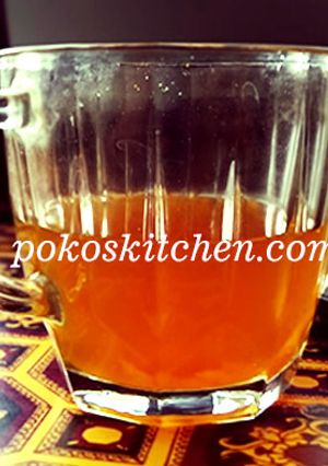 A picture of Herbal tea for common cold or cough.