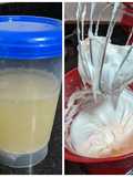 Aquafaba de grão-de-bico caseira