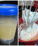 Aquafaba de grão-de-bico caseira