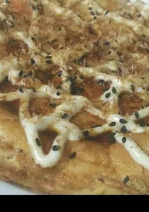 Foto resep Okonomiyaki Fluffy #Keto Friendly