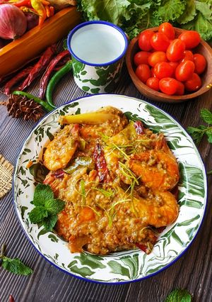 Foto resep Udang masak tempoyak